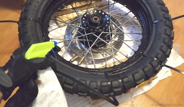 Lube New Tire Bead Before Mounting MotoADVR