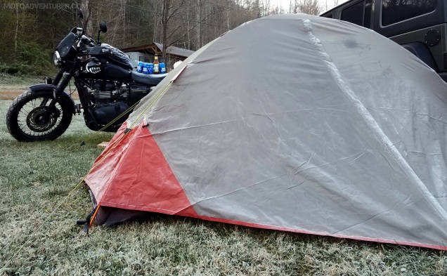 Frosty tent MotoADVR